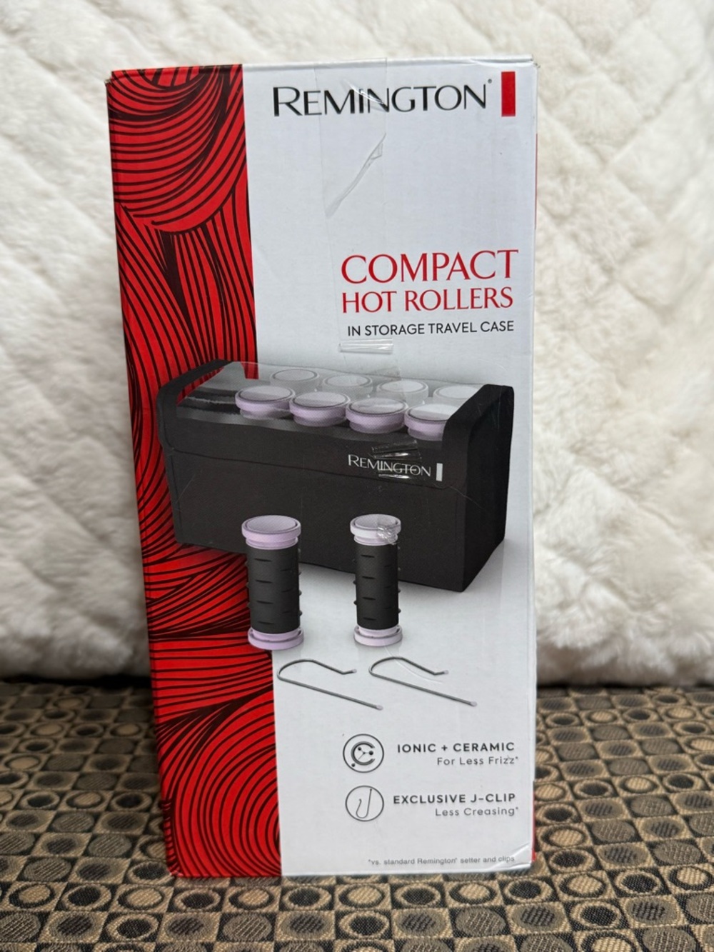 Remington Compact Hot Rollers in Storage Travel Case